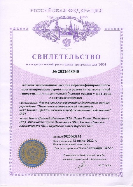 svidetelstvo programmi dla avm